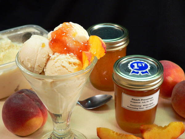 Peach-Preserve-Ice-Cream_42_serve Peach Preserve Ice Cream, serve and enjoy.