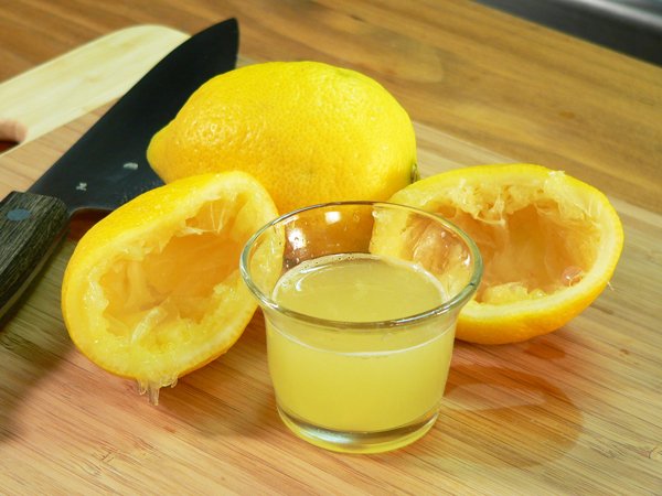 Peach Preserve Ice Cream, prepare the lemons